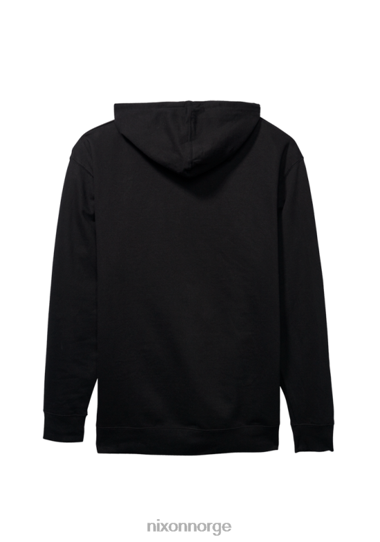 Nixon spor hettegenser med glidelås 42H0X476 klær svart hvit