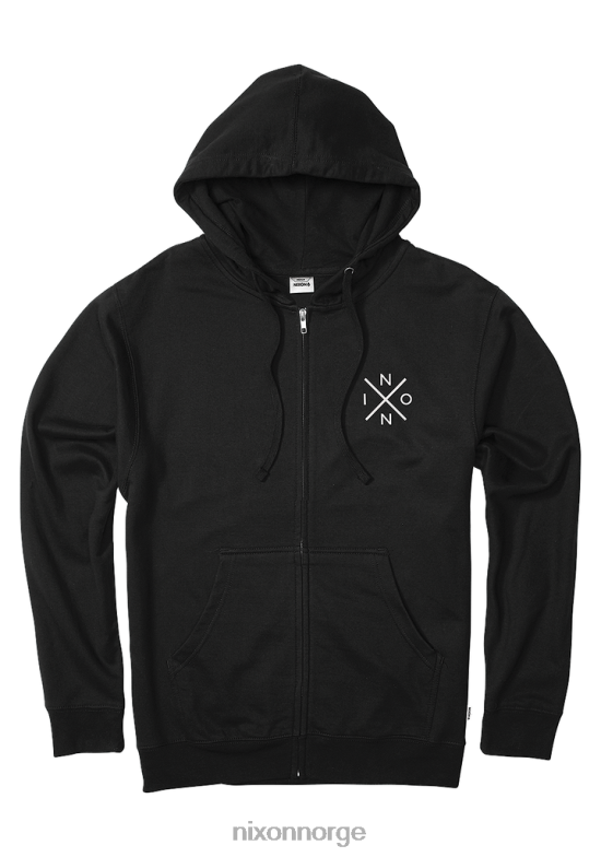 Nixon spot hel glidelås hettegenser 42H0X466 klær svart