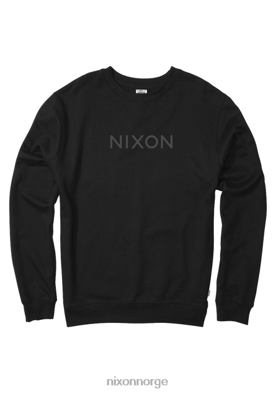 Nixon wordmark crew sweatshirt 42H0X460 klær svart
