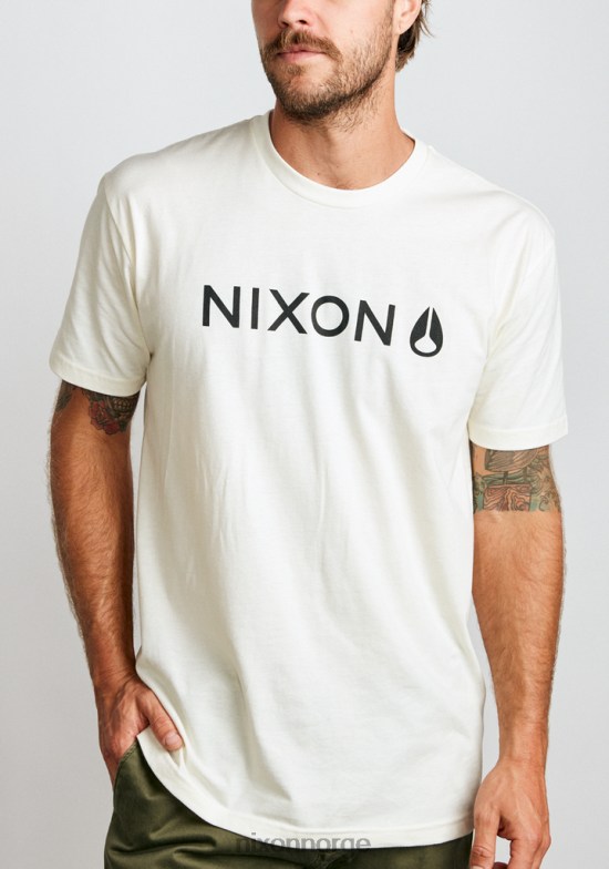 Nixon basis repreve t-skjorte 42H0X506 klær naturlig/svart
