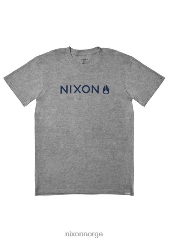 Nixon basis t-skjorte 42H0X485 klær mørk gråmelert
