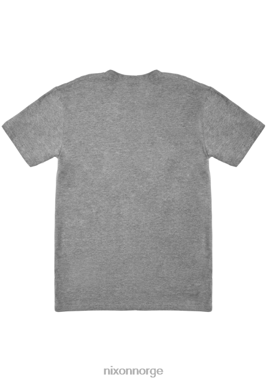 Nixon basis t-skjorte 42H0X485 klær mørk gråmelert