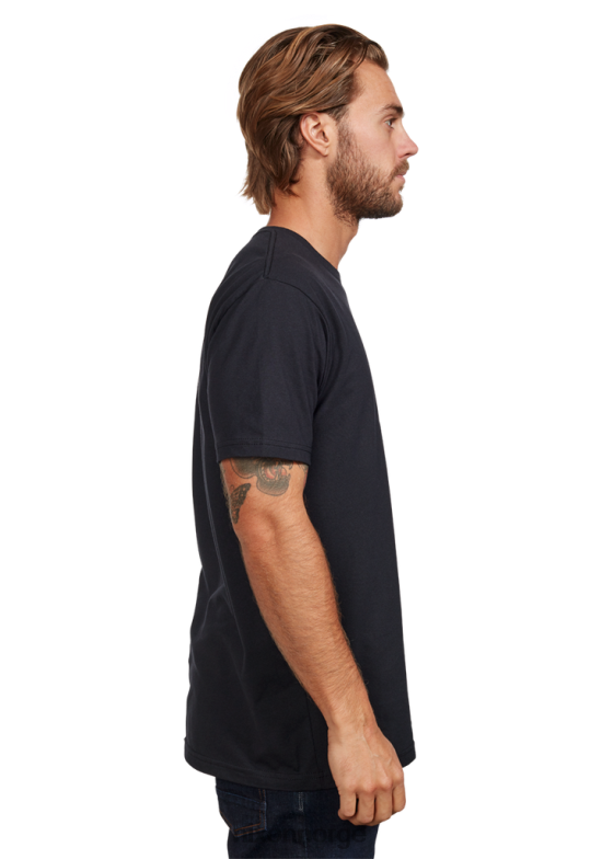 Nixon hold deg skummende repreve t-skjorte 42H0X514 klær svart hvit