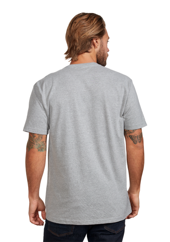 Nixon og script øko-repreve t-skjorte 42H0X501 klær mørk gråmelert/svart