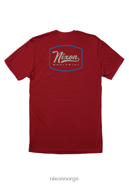 Nixon repreve t-skjorte med løkker 42H0X510 klær kardinal