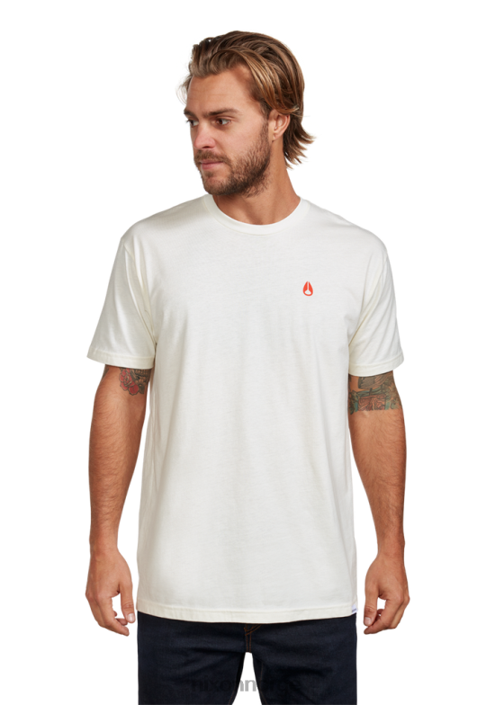 Nixon sparrow repreve t-skjorte 42H0X496 klær naturlig/rød