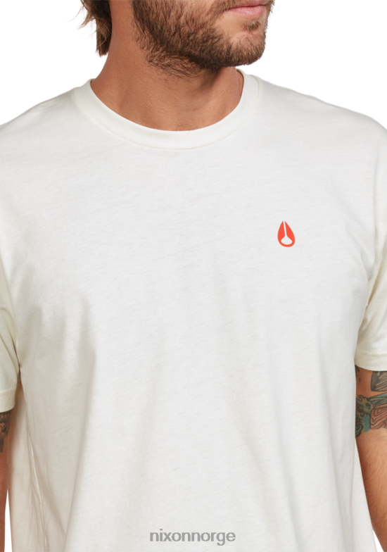 Nixon sparrow repreve t-skjorte 42H0X496 klær naturlig/rød