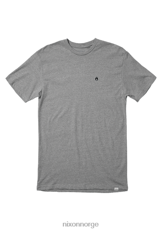Nixon spurv t-skjorte 42H0X488 klær mørk gråmelert