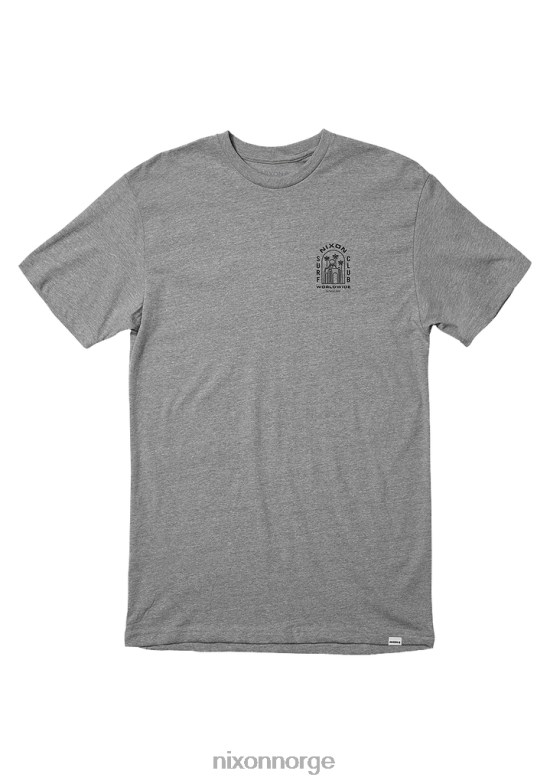 Nixon tempel t-skjorte 42H0X491 klær mørk gråmelert