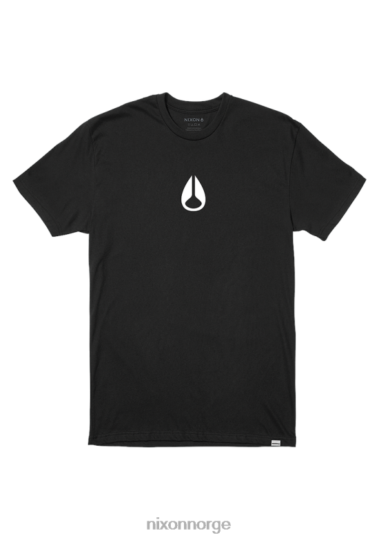 Nixon vinger t-skjorte 42H0X481 klær svart