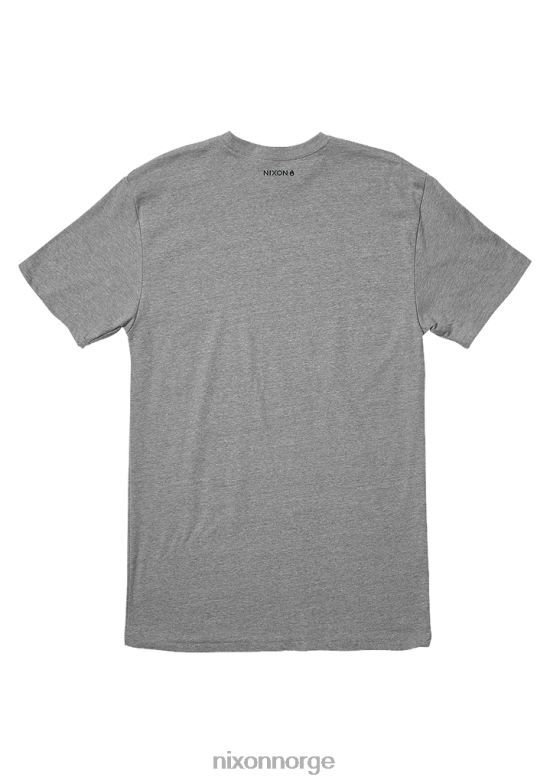 Nixon vinger t-skjorte 42H0X482 klær mørk gråmelert