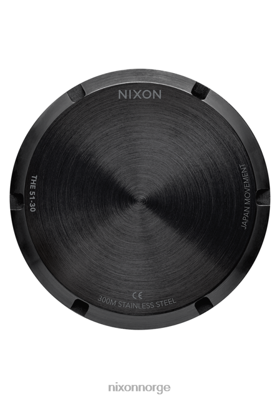 Nixon 51-30 krono 42H0X19 se alt matt sort/svart
