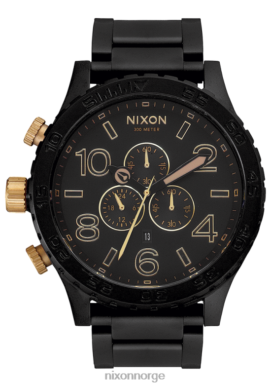 Nixon 51-30 krono 42H0X21 se matt sort/gull