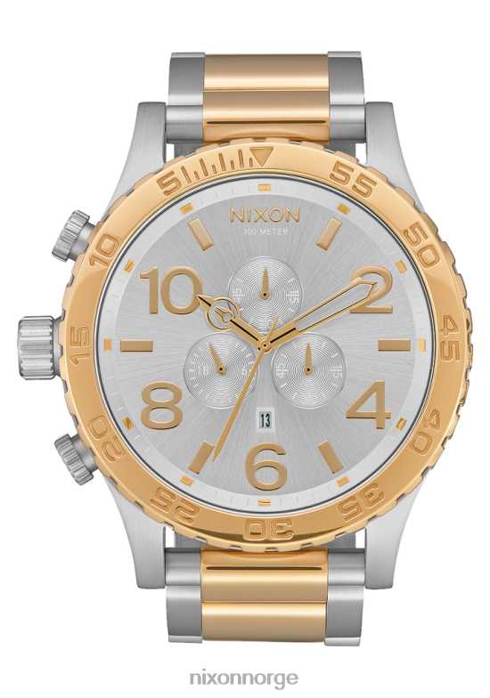 Nixon 51-30 krono 42H0X23 se sølv/gull