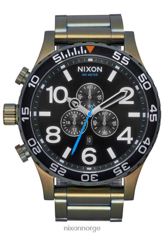 Nixon 51-30 krono 42H0X27 se svart solstråle/overskudd