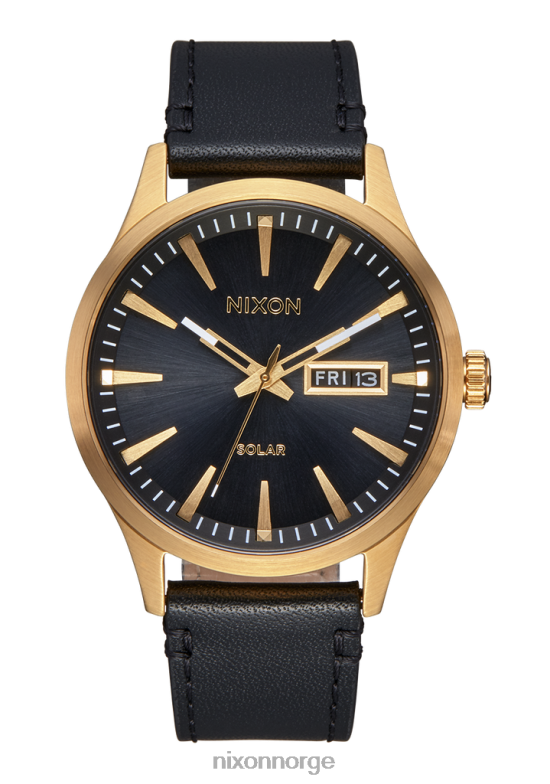 Nixon Sentry solar skinn 42H0X94 se helt gull/svart