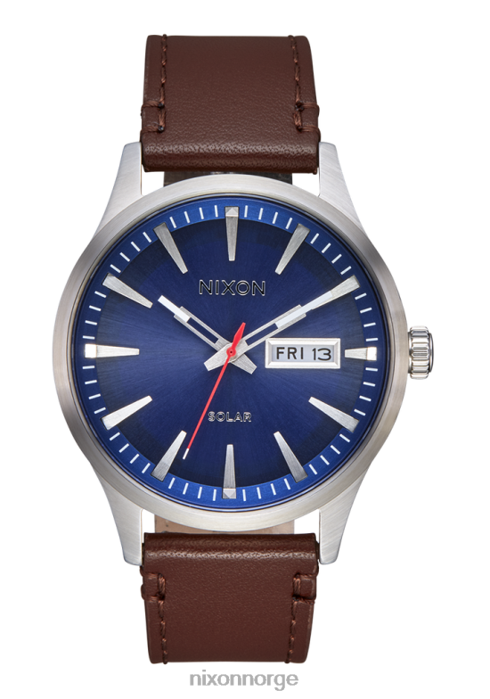 Nixon Sentry solar skinn 42H0X95 se marine solstråle/sølv