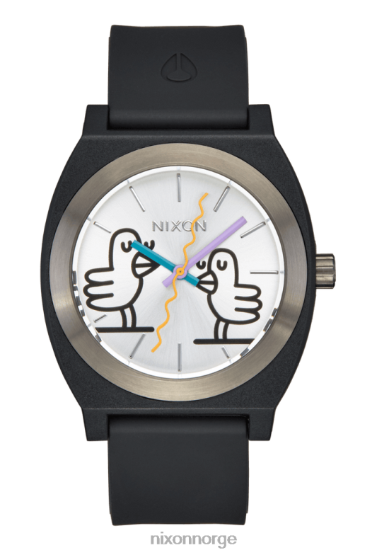 Nixon hannah eddy time teller opp 42H0X82 se svart