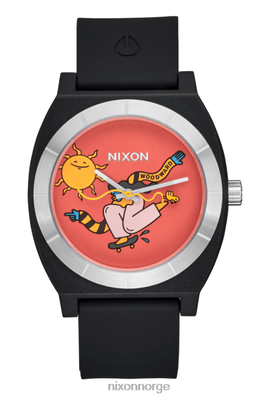 Nixon hannah eddy time teller opp 42H0X83 se svart/gul