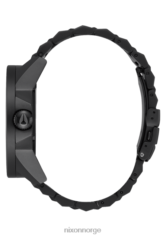 Nixon korporal rustfritt stål 42H0X66 se matt sort/gull