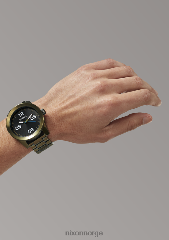Nixon korporal rustfritt stål 42H0X72 se svart solstråle/overskudd
