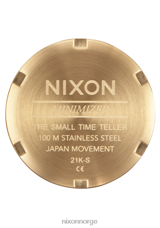 Nixon liten tidforteller 42H0X241 se Den er gull/sølv/vintage hvit
