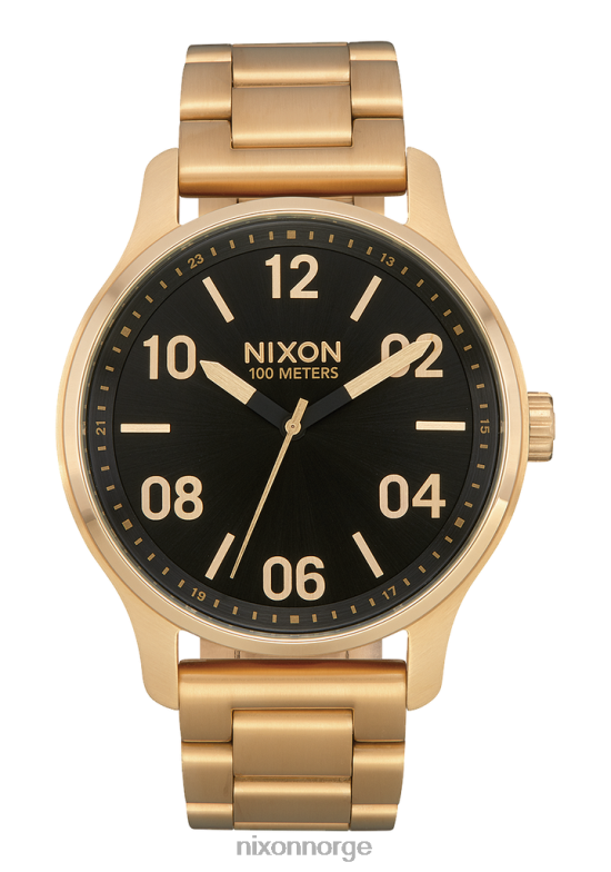 Nixon patrulje 42H0X125 se gull/svart