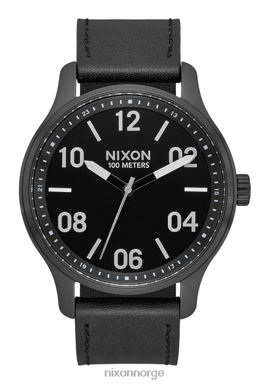 Nixon patruljeskinn 42H0X106 se svart/sølv