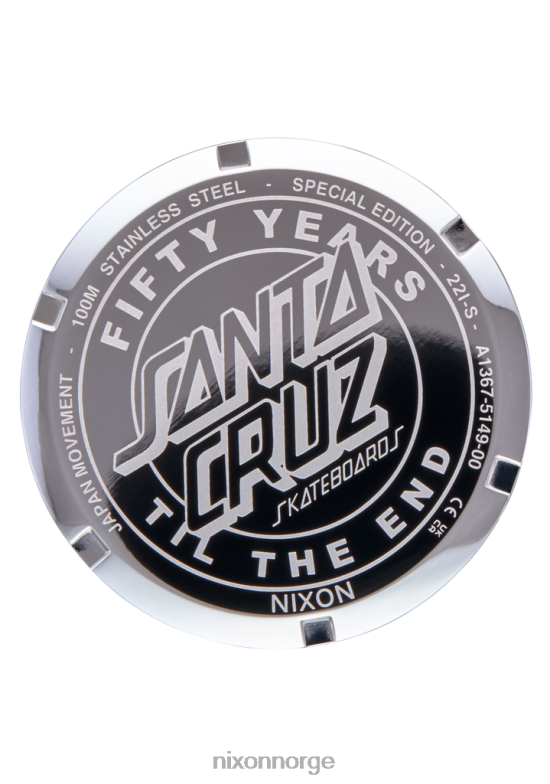 Nixon santa cruz tid teller 42H0X110 se betong/skrikende hånd