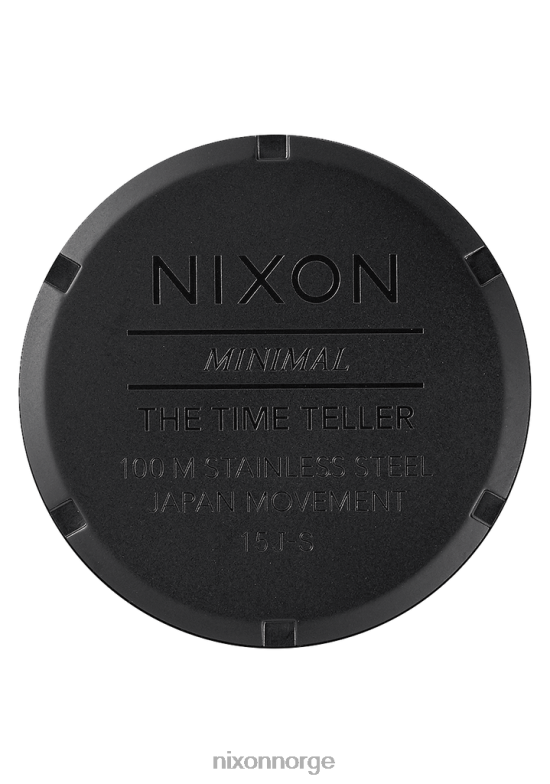 Nixon tid teller 42H0X37 se matt sort/gull