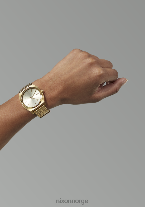 Nixon tid teller 42H0X44 se lys gull/vintage hvit