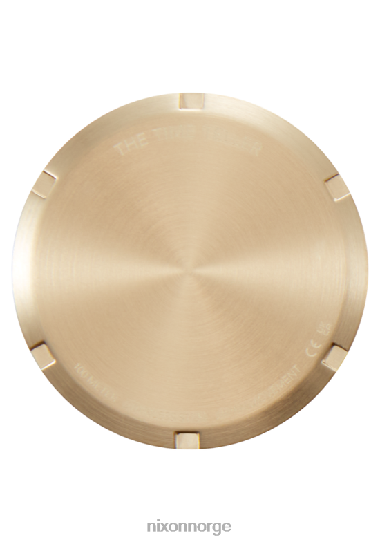 Nixon tid teller 42H0X44 se lys gull/vintage hvit