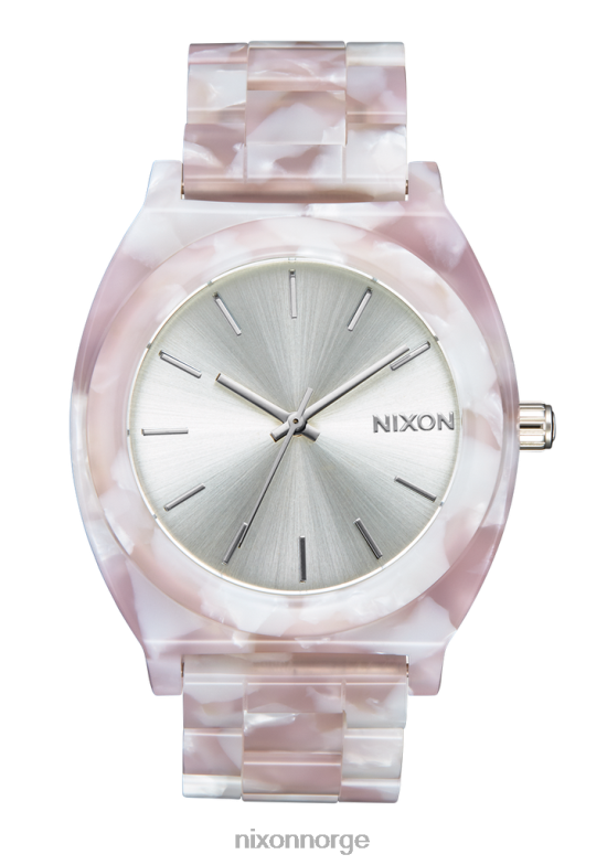 Nixon tid teller acetat 42H0X250 se rosa/sølv