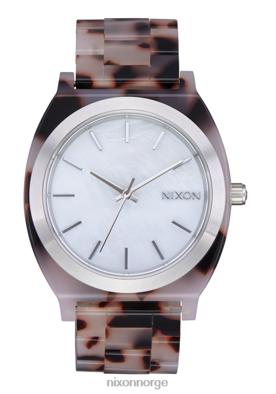 Nixon tid teller acetat 42H0X251 se rosa skilpadde/ perlemor