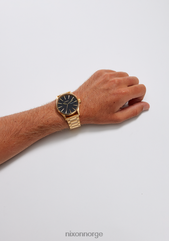 Nixon vakt i rustfritt stål 42H0X4 se helt gull/svart