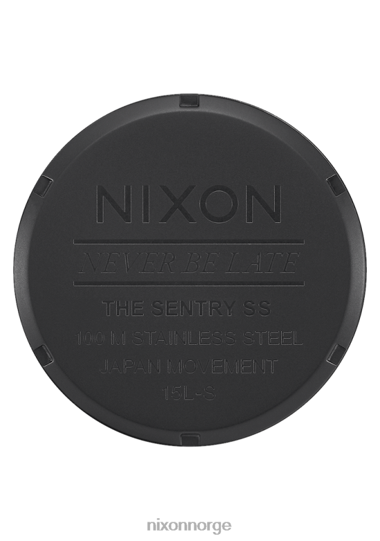 Nixon vakt i rustfritt stål 42H0X6 se matt sort/gull