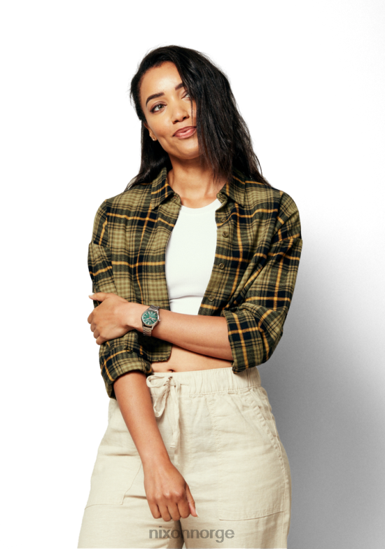 Nixon vakt solenergi rustfritt stål 42H0X99 se sølv/jaspis