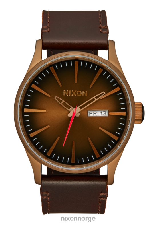 Nixon vaktskinn 42H0X59 se bronse/svart