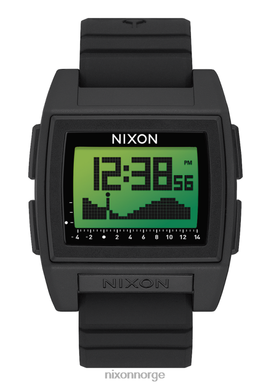 Nixon base tide pro 42H0X176 se svart/grønn positiv