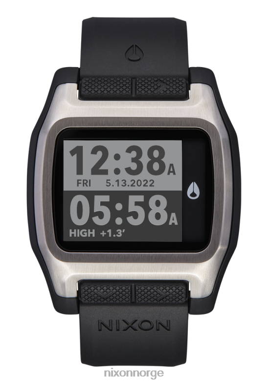 Nixon høyvann 42H0X200 se sølv/svart