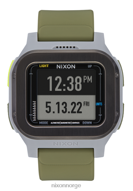 Nixon regulus ekspedisjon 42H0X172 se gunmetall/overskudd