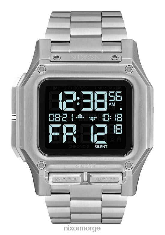 Nixon regulus rustfritt stål 42H0X214 se svart