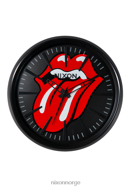 Nixon rolling stones vaktvakt veggklokke 42H0X574 tilbehør svart