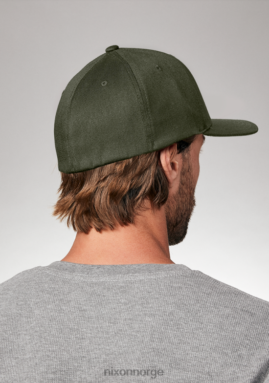 Nixon dyp ned flexfit atletisk passform lue 42H0X400 tilbehør mørk oliven