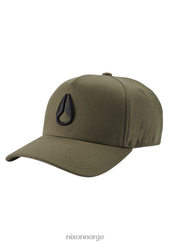 Nixon dypt nede atletisk snapback 42H0X405 tilbehør oliven/svart