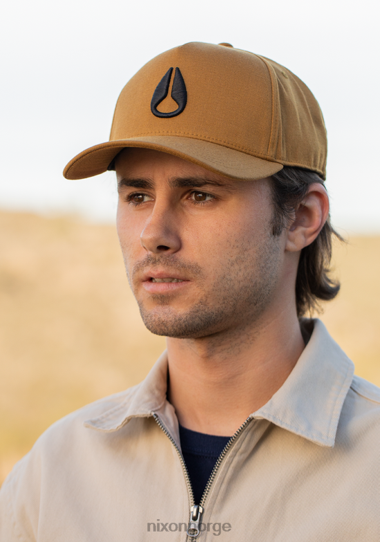 Nixon dypt nede atletisk snapback 42H0X406 tilbehør brun svart