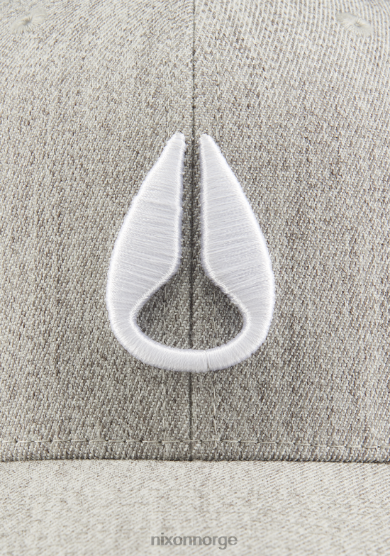 Nixon dypt nede snapback 42H0X425 tilbehør gråmelert/hvit