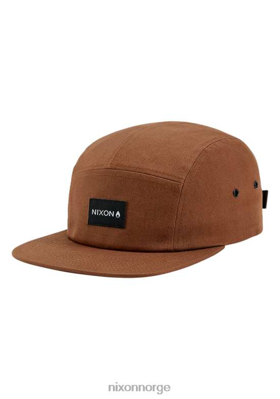 Nixon mikey 5 panel lue 42H0X337 tilbehør brun