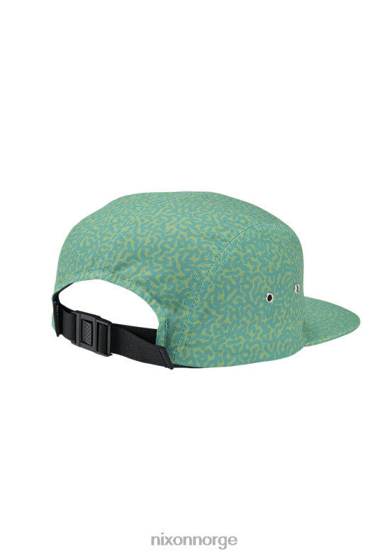 Nixon mikey 5 panel lue 42H0X341 tilbehør squigg/grønn