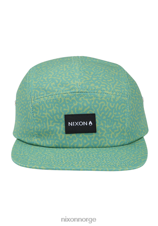 Nixon mikey 5 panel lue 42H0X341 tilbehør squigg/grønn